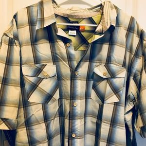 Quicksilver Short Sleeve Button Down Shirt